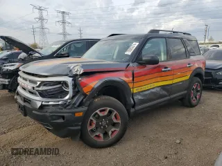 2024 Ford Bronco z VIN 3FMCR9K6XRRF14648, wystawiony jako Copart lot #78005374 z przebiegiem 8 563 mil mil oraz Szkoda całkowita • Salvage title. Historia ofert i sprzedaży dostępna na DreamBid. Obrazek 1.