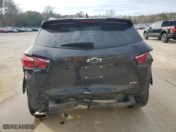 2019 Chevrolet Blazer RS with VIN 3GNKBERS0KS588554, listed as a Copart auction lot 86509164 with 108,148 mi miles and Salvage Title. Bid and sale history available at carsss.com. Image 6.