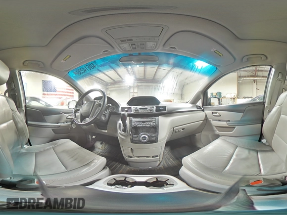 2012 Honda Odyssey EX-L with VIN 5FNRL5H69CB143572, listed as a Copart auction lot 48614255 with 114,490 mi miles and Salvage Title. Bid and sale history available at carsss.com. Image 15.