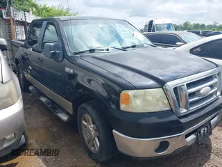 2008 Ford F-150 XL with VIN 1FTRW12W18FB34179, listed as a IAAI auction lot 42023067 with 218,025 mi miles. Bid and sale history available at carsss.com. Image 1.