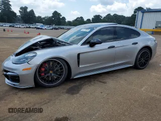 2018 Porsche Panamera Turbo with VIN WP0AF2A72JL140724, listed as a Copart auction lot 67139604 with 66,517 mi miles and Salvage title. Bid and sale history available at DreamBid. Image 1.