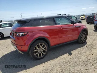 2012 Land Rover Range Rover Evoque Dynamic Premium with VIN SALVT1BG4CH000496, listed as a Copart auction lot 57178375 with 60,247 mi miles and Salvage title. Bid and sale history available at DreamBid. Image 3.