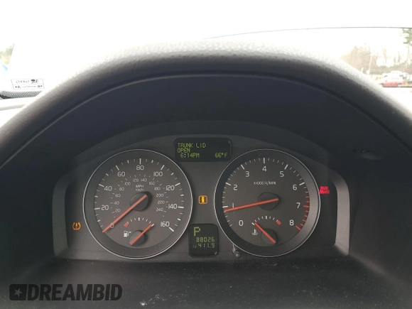 2009 Volvo S40 2.4L with VIN YV1MS382192446124, listed as a Copart auction lot 48473355 with 88,026 mi miles and Clean Title. Bid and sale history available at carsss.com. Image 9.