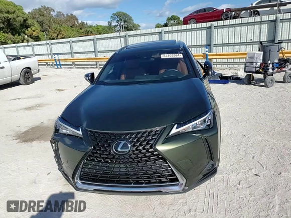 2021 Lexus UX 200 with VIN JTHP3JBH2M2044864, listed as a Copart auction lot 83703364 with 32,416 mi miles and Salvage title. Bid and sale history available at DreamBid. Image 12.