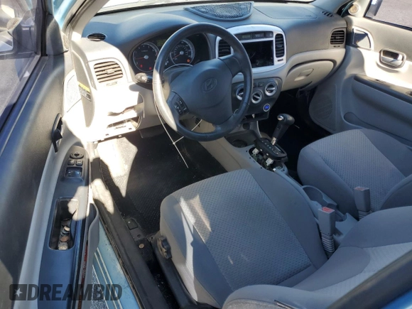 2009 Hyundai Accent Auto SE with VIN KMHCN36C69U128939, listed as a Copart auction lot 76061794 with 85,695 mi miles and Salvage Title. Bid and sale history available at carsss.com. Image 8.