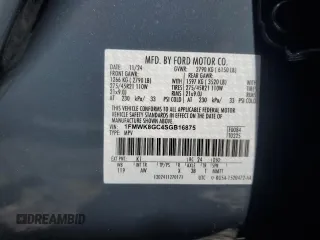2025 Ford Explorer ST with VIN 1FMWK8GC4SGB16875, listed as a Copart auction lot 50733035 with 140 mi miles and Salvage Title. Bid and sale history available at carsss.com. Image 14.