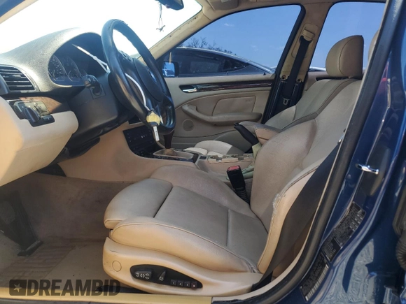 2003 BMW 3 Series 325i with VIN WBAEV33443KL59395, listed as a Copart auction lot 53683815 with 255,171 mi miles and Non Repairable. Bid and sale history available at DreamBid. Image 7.