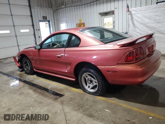1996 Ford Mustang with VIN 1FALP4043TF202065, listed as a Copart auction lot 87761965 with 132,161 mi miles and Salvage Title. Bid and sale history available at carsss.com. Image 2.