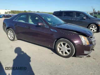 2009 Cadillac CTS RWD w/1SA with VIN 1G6DF577890169232, listed as a Copart auction lot 77531894 with 75,307 mi miles and Salvage Title. Bid and sale history available at carsss.com. Image 4.