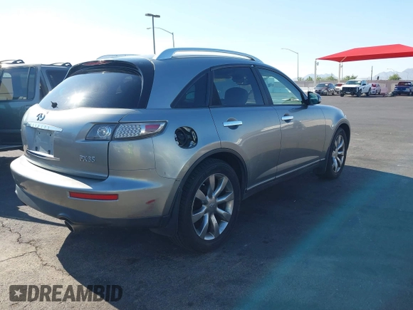 2005 Infiniti FX with VIN JNRAS08W45X202491, listed as a IAAI auction lot 42479564 with 223,299 mi miles and . Bid and sale history available at DreamBid. Image 6.