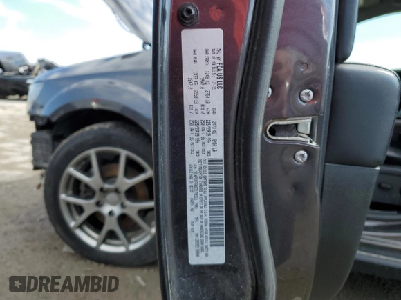 2016 Dodge Journey R/T with VIN 3C4PDCEG8GT178911, listed as a Copart auction lot 46918815 with 138,200 mi miles and Clean Title. Bid and sale history available at carsss.com. Image 14.