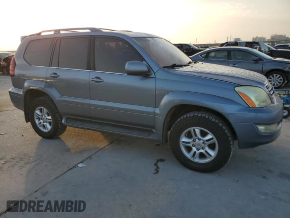 2004 Lexus GX 470 with VIN JTJBT20XX40056992, listed as a Copart auction lot 54209935 with 181,926 mi miles and Clean Title. Bid and sale history available at carsss.com. Image 4.