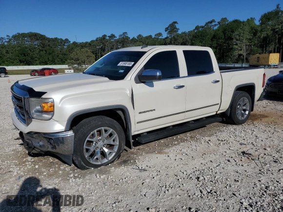 2014 GMC Sierra 1500 SLT with VIN 3GTU2VEC9EG199841, listed as a Copart auction lot 51995185 with 171,214 mi miles and Salvage Title. Bid and sale history available at DreamBid. Image 1.