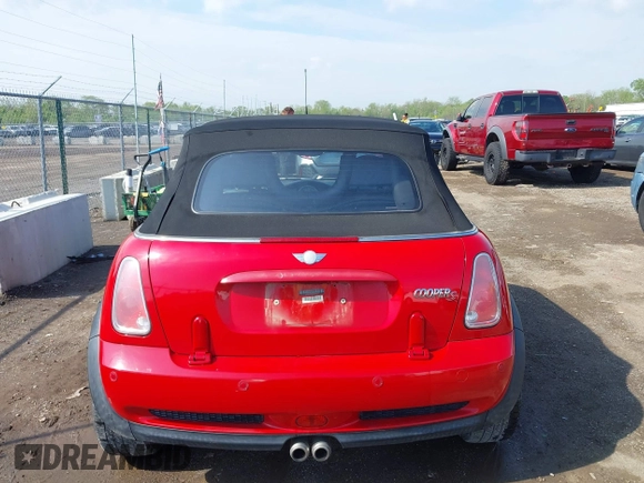 2006 MINI Convertible S with VIN WMWRH33596TK58563, listed as a IAAI auction lot 42210790 with 102,476 mi miles and . Bid and sale history available at DreamBid. Image 16.
