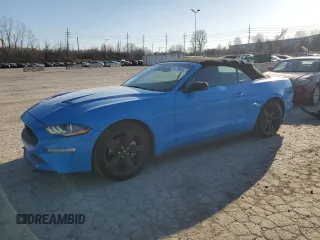 2022 Ford Mustang EcoBoost with VIN 1FATP8UHXN5106513, listed as a Copart auction lot 47394815 with 24,671 mi miles and Salvage Title. Bid and sale history available at carsss.com. Image 1.