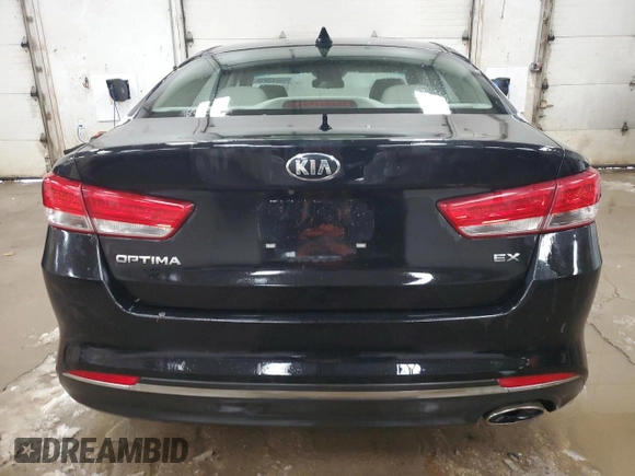 2016 Kia Optima EX with VIN 5XXGU4L32GG079017, listed as a Copart auction lot 45742535 with 85,614 mi miles and Clean Title. Bid and sale history available at carsss.com. Image 6.