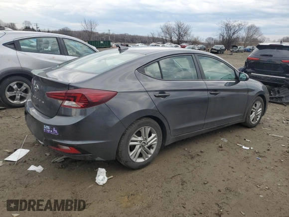 2020 Hyundai Elantra SEL with VIN 5NPD84LF9LH628891, listed as a Copart auction lot 46587595 with 88,655 mi miles and Salvage Title. Bid and sale history available at DreamBid. Image 3.