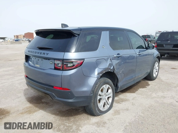 2023 Land Rover Discovery Sport S with VIN SALCJ2FX8PH322089, listed as a IAAI auction lot 41747465 with 20,517 mi miles. Bid and sale history available at carsss.com. Image 4.