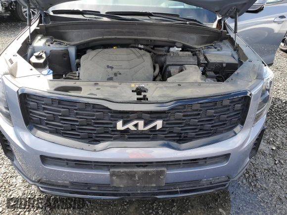 2022 Kia Telluride SX with VIN 5XYP5DHC4NG244998, listed as a Copart auction lot 51288205 with 39,638 mi miles and Salvage Title. Bid and sale history available at carsss.com. Image 12.