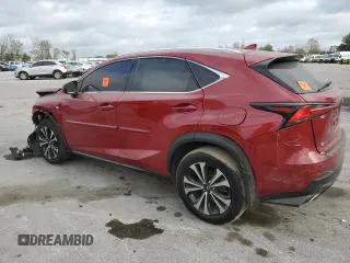 2020 Lexus NX with VIN JTJSARDZ8L5011464, listed as a Copart auction lot 44182665 with 45,620 mi miles and Salvage Title. Bid and sale history available at carsss.com. Image 2.