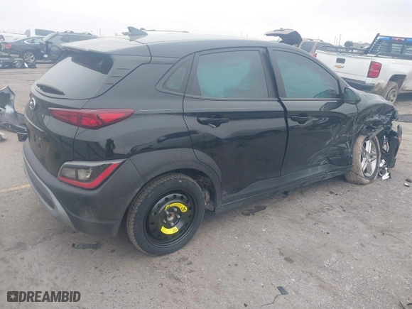 2022 Hyundai Kona Preferred with VIN KM8K22AB0NU841116, listed as a IAAI auction lot 41562114 with 31,978 mi miles. Bid and sale history available at carsss.com. Image 4.