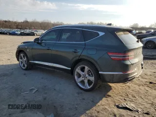 2022 Genesis GV80 with VIN KMUHBDSB1NU096639, listed as a Copart auction lot 47639035 with 25,105 mi miles and Salvage title. Bid and sale history available at DreamBid. Image 2.