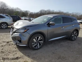 2023 Nissan Murano SL with VIN 5N1AZ2CS5PC118035, listed as a Copart auction lot 48243235 with 20,447 mi miles and Salvage Title. Bid and sale history available at carsss.com. Image 1.