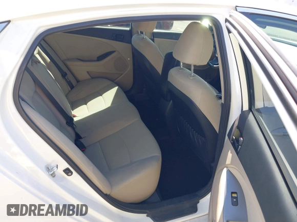 2015 Kia Optima LX with VIN KNAGM4A75F5659092, listed as a IAAI auction lot 42048013 with 191,446 mi miles. Bid and sale history available at carsss.com. Image 8.