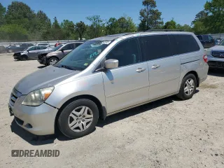 2007 Honda Odyssey EX-L with VIN 5FNRL38707B144337, listed as a Copart auction lot 54353345 with 177,322 mi miles and Salvage Title. Bid and sale history available at DreamBid. Image 1.