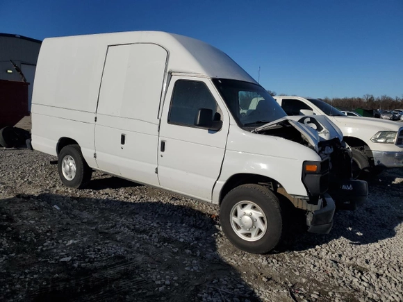 2008 Ford Econoline Cargo Commercial with VIN 1FTNS24L98DA34684, listed as a Copart auction lot 46922115 with 90,471 mi miles and Salvage Title. Bid and sale history available at DreamBid. Image 4.