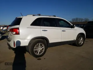 2015 Kia Sorento LX with VIN 5XYKTDA74FG552039, listed as a Copart auction lot 46590605 with 75,480 mi miles and Non Repairable. Bid and sale history available at carsss.com. Image 3.