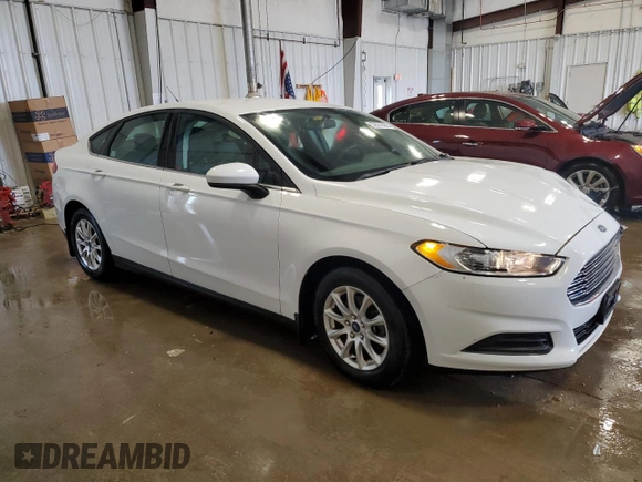 2015 Ford Fusion S with VIN 3FA6P0G79FR301924, listed as a Copart auction lot 50570565 with 121,859 mi miles and Salvage Title. Bid and sale history available at carsss.com. Image 4.
