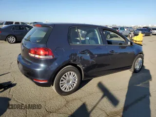 2013 Volkswagen Golf w/Conv & Sunroof with VIN WVWDB7AJ3DW024761, listed as a Copart auction lot 46911325 with 88,262 mi miles and Salvage title. Bid and sale history available at DreamBid. Image 3.