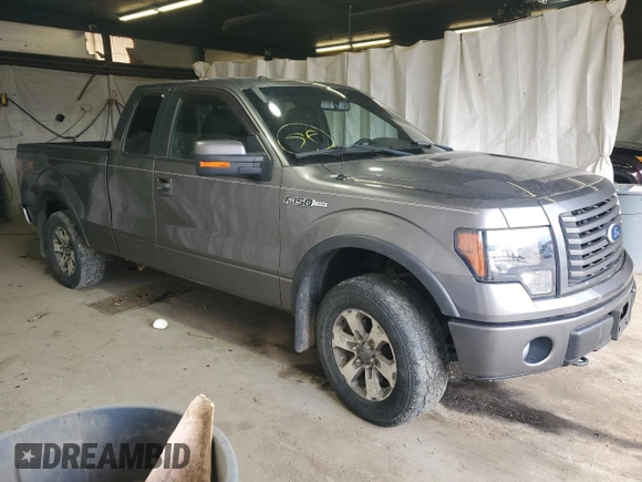 2011 Ford F-150 XL with VIN 1FTFX1EF2BFB01047, listed as a Copart auction lot 52690575 with 159,294 mi miles and Salvage Title. Bid and sale history available at carsss.com. Image 4.