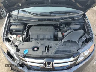 2014 Honda Odyssey EX-L with VIN 5FNRL5H64EB123541, listed as a Copart auction lot 52483705 with 77,996 mi miles and Salvage Title. Bid and sale history available at DreamBid. Image 12.