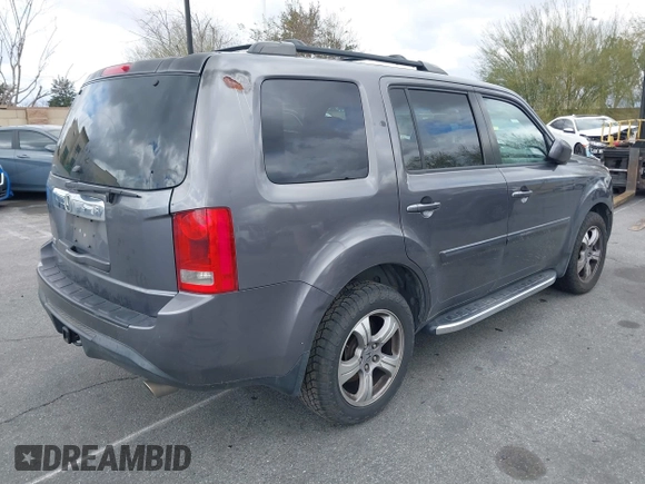 2014 Honda Pilot EX-L with VIN 5FNYF3H52EB015806, listed as a IAAI auction lot 41676586 with 193,215 mi miles and . Bid and sale history available at carsss.com. Image 4.