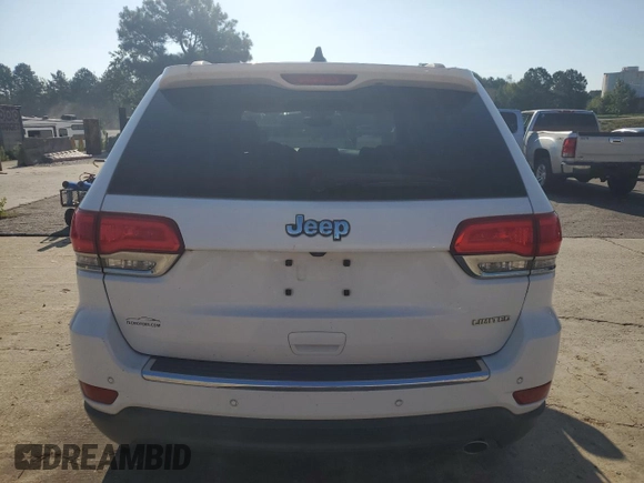 2017 Jeep Grand Cherokee Limited with VIN 1C4RJEBG4HC780168, listed as a Copart auction lot 65573175 with 180,383 mi miles and Clean title. Bid and sale history available at DreamBid. Image 6.