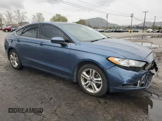 2018 Ford Fusion SE with VIN 3FA6P0HD9JR281283, listed as a Copart auction lot 49253585 with 99,777 mi miles and Salvage Title. Bid and sale history available at carsss.com. Image 4.