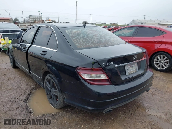 2010 Mercedes-Benz C-Class C 300 Sport with VIN WDDGF5EB5AR101722, listed as a IAAI auction lot 41714757 with 203,528 mi miles. Bid and sale history available at carsss.com. Image 3.