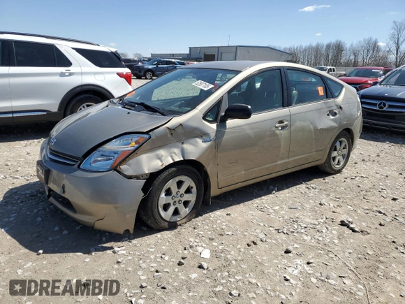 2008 Toyota Prius with VIN JTDKB20U087798617, listed as a Copart auction lot 52587105 with 0 mi miles and Clean Title. Bid and sale history available at carsss.com. Image 1.