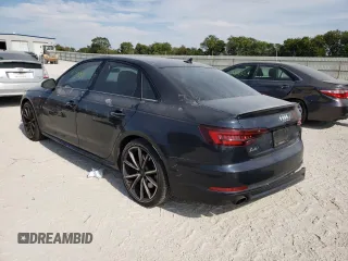 2018 Audi A4 Premium Plus with VIN WAUENAF43JA117376, listed as a Copart auction lot 61279452 with 52,909 mi miles. Bid and sale history available at carsss.com. Image 3.