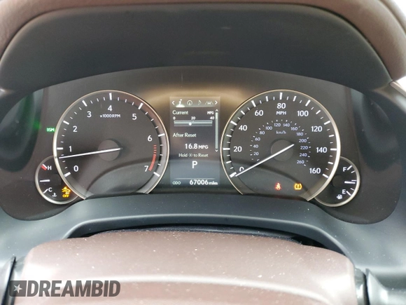 2020 Lexus RX 350L with VIN JTJHZKEA4L2015239, listed as a Copart auction lot 87478044 with 67,006 mi miles and Salvage title. Bid and sale history available at DreamBid. Image 9.