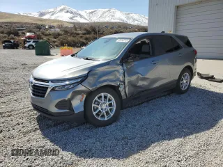2023 Chevrolet Equinox LS with VIN 3GNAXSEGXPL242302, listed as a Copart auction lot 49190715 with 24,215 mi miles and Salvage title. Bid and sale history available at DreamBid. Image 1.