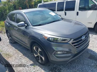 2016 Hyundai Tucson Limited with VIN KM8J33A29GU249098, listed as a IAAI auction lot 40066198 with 92,627 mi miles. Bid and sale history available at carsss.com. Image 1.