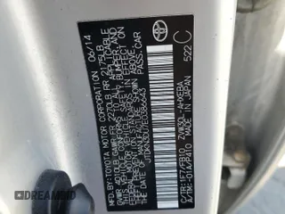 2014 Toyota Prius Four with VIN JTDKN3DU7E0386643, listed as a Copart auction lot 59046375 with 115,888 mi miles and Salvage title. Bid and sale history available at DreamBid. Image 13.