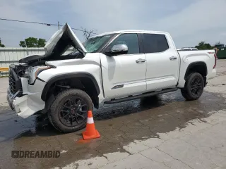 2025 Toyota Tundra 1794 Edition with VIN 5TFMA5DB4SX267000, listed as a Copart auction lot 57057735 with 8,323 mi miles and Salvage title. Bid and sale history available at DreamBid. Image 1.