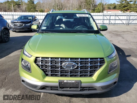 2022 Hyundai Venue SEL with VIN KMHRC8A39NU166129, listed as a Copart auction lot 49992155 with 29,775 mi miles and Salvage Title. Bid and sale history available at DreamBid. Image 5.