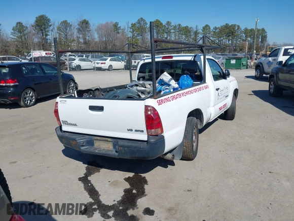 2008 Toyota Tacoma with VIN 5TENX22N58Z512628, listed as a IAAI auction lot 41662692 with 242,634 mi miles. Bid and sale history available at carsss.com. Image 4.