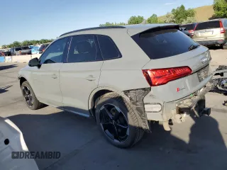 2020 Audi SQ5 Premium Plus with VIN WA1B4AFY2L2033049, listed as a Copart auction lot 57482134 with 44,357 mi miles and Salvage Title. Bid and sale history available at DreamBid. Image 2.