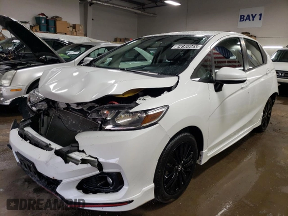 2020 Honda Fit Sport z VIN 3HGGK5H6XLM731441, wystawiony jako Copart lot #42935253 z przebiegiem 20 750 mil mil oraz . Historia ofert i sprzedaży dostępna na DreamBid. Obrazek 1.